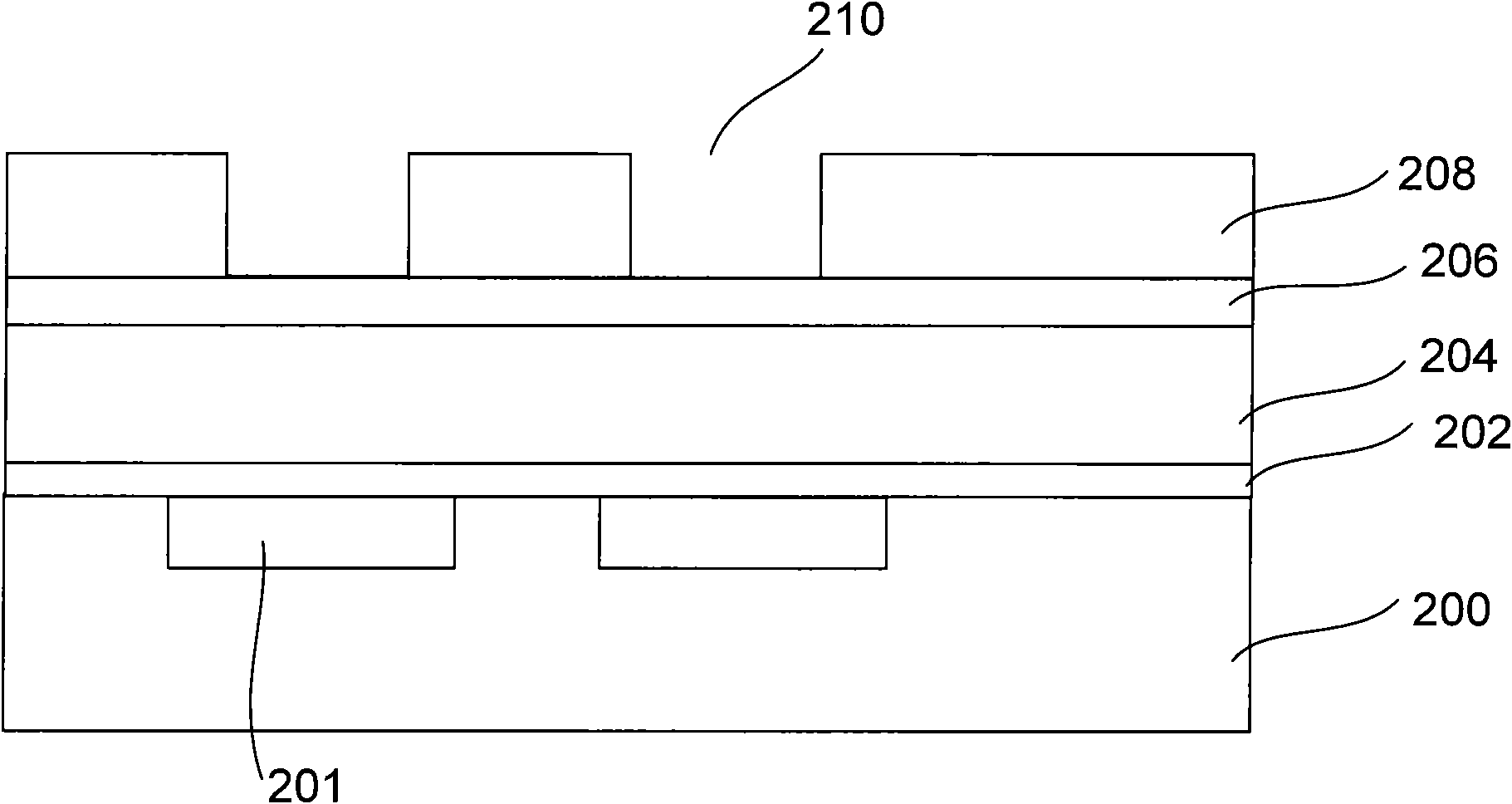 Method for etching opening in laminated dielectric layer