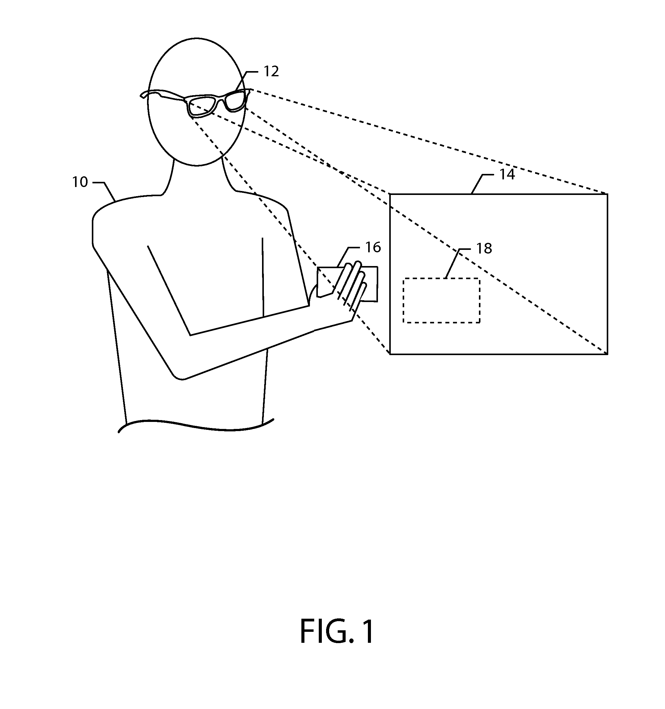 Method and apparatus for augmenting an index generated by a near eye display