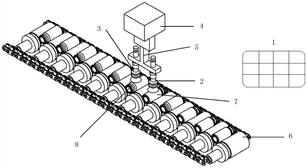 A kind of synchronous bottle unscrambling equipment