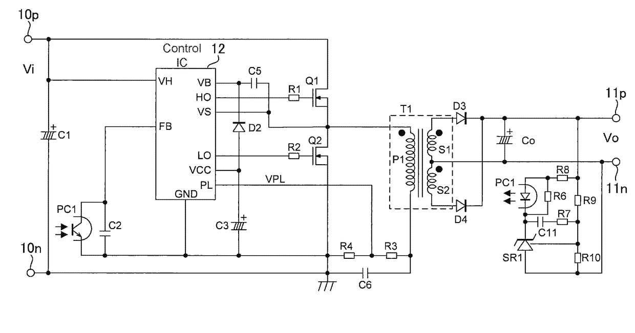 Switching power supply device