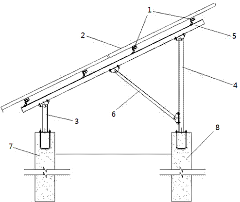 Adjustable assembly support for double-glass assembly