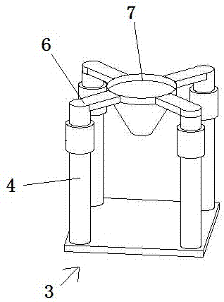 Rocket recycling device with funnel device