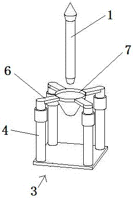 Rocket recycling device with funnel device