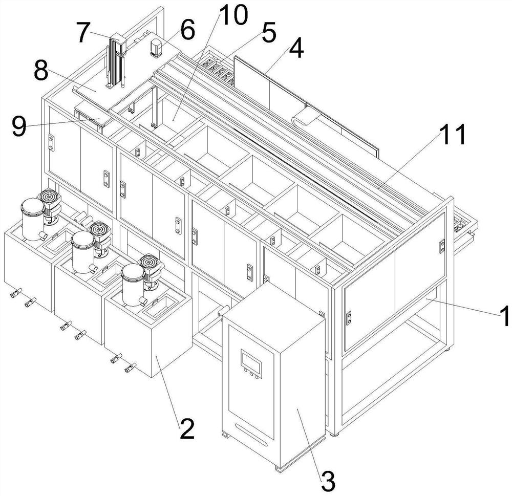 Ultrasonic cleaning device