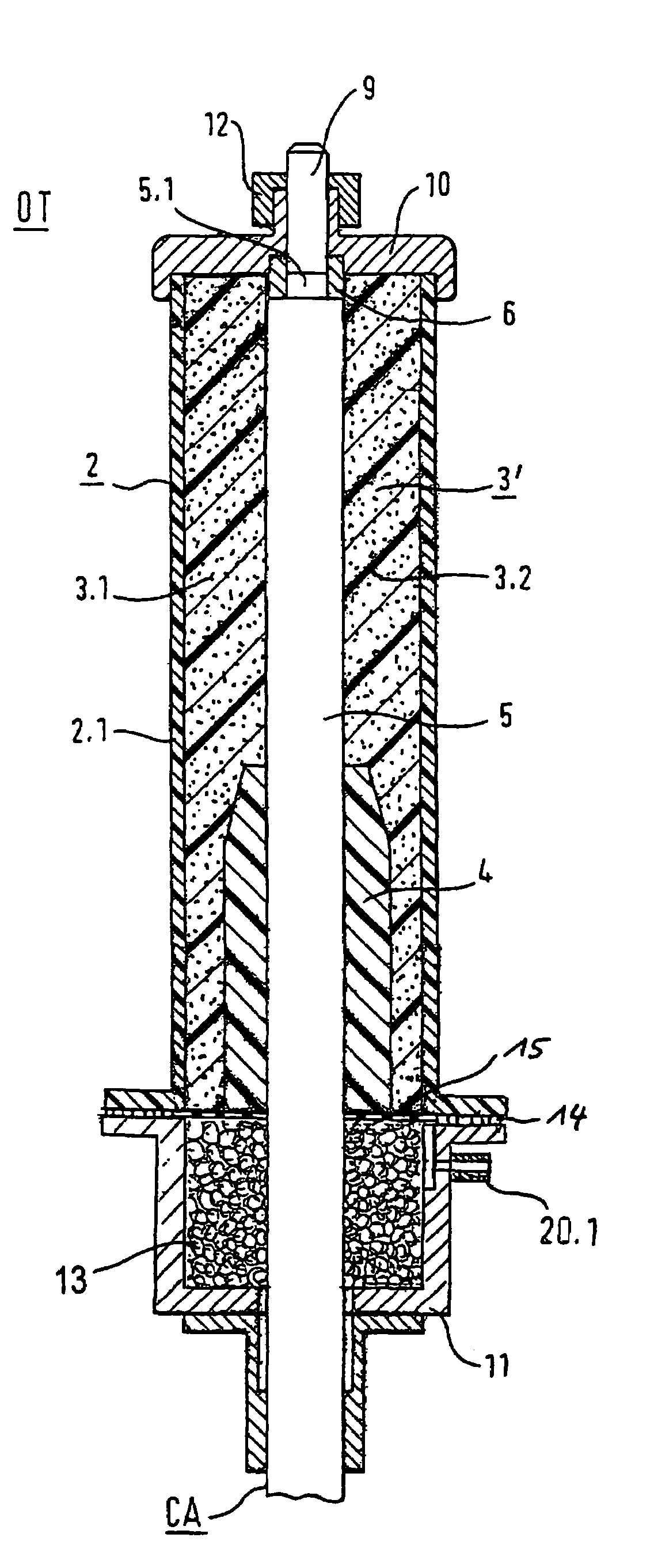 Method and arrangement for a termination of an electrical cable