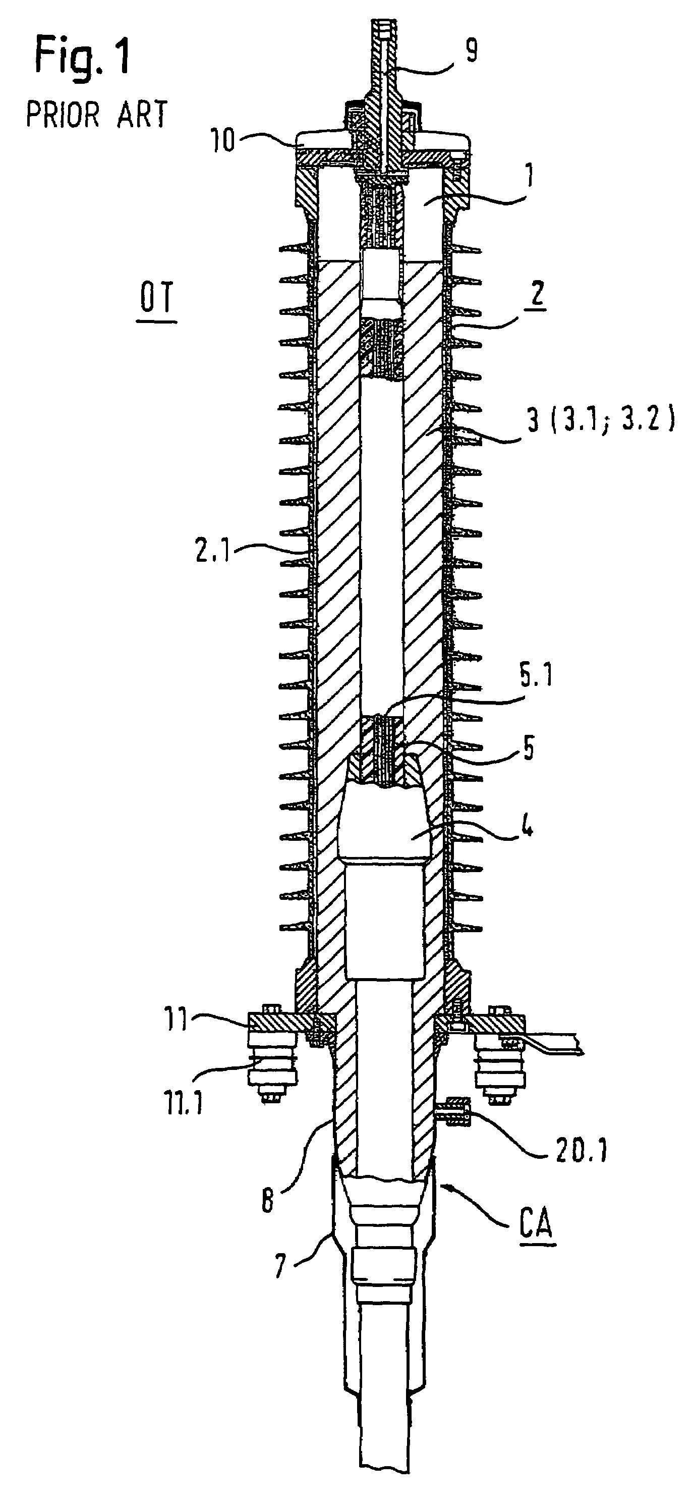 Method and arrangement for a termination of an electrical cable
