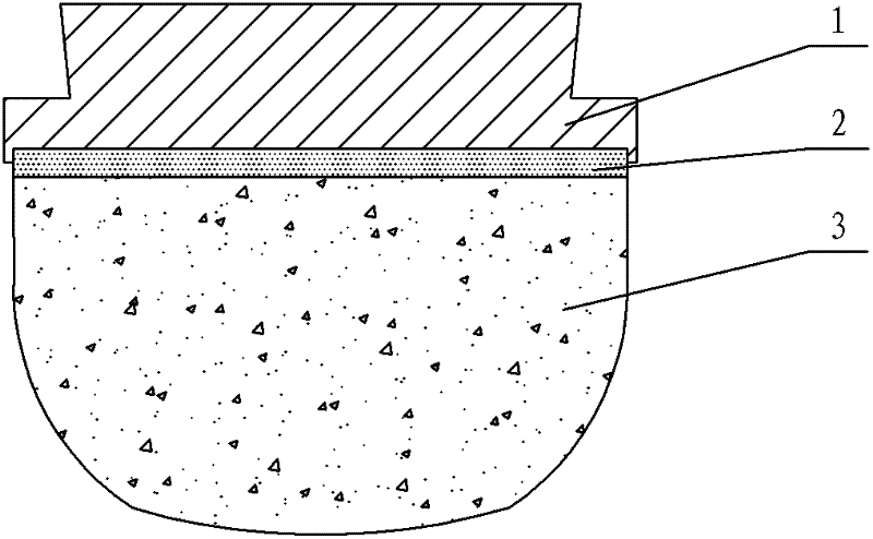 Wear-resistant diamond polishing grinder and production method thereof