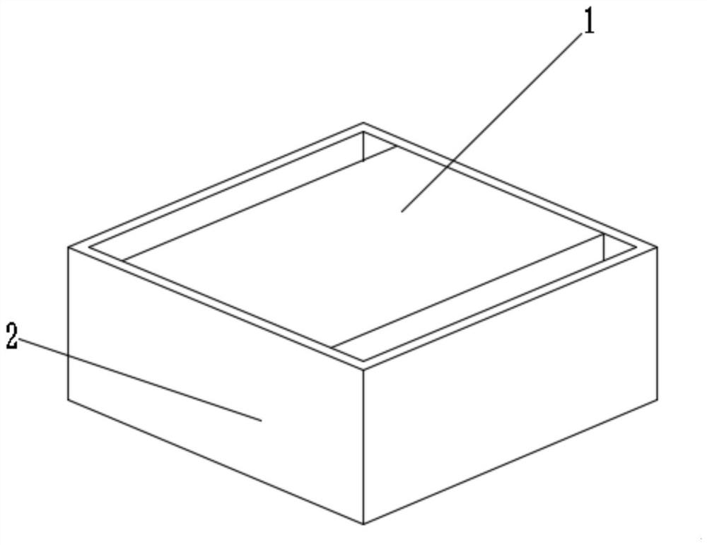 Cobblestone circle paving device for round forest