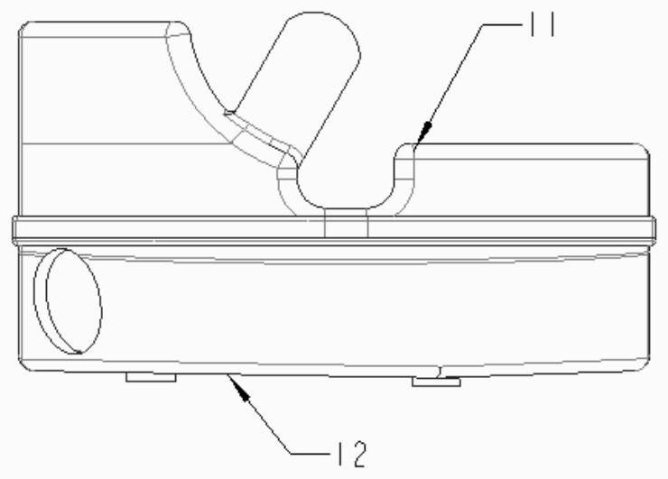 A three-cavity profiling suction muffler and compressor
