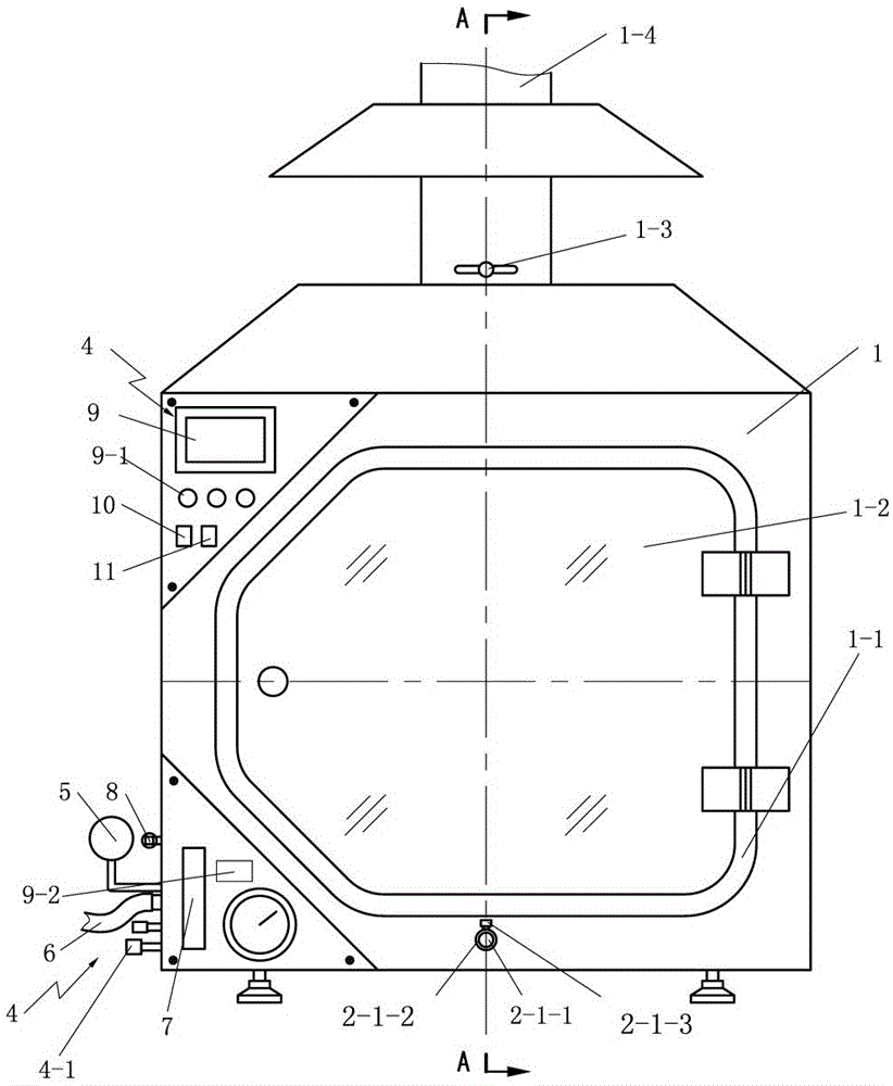 Non-metallic material combustion performance testing apparatus
