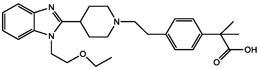 Preparation process of bilastine