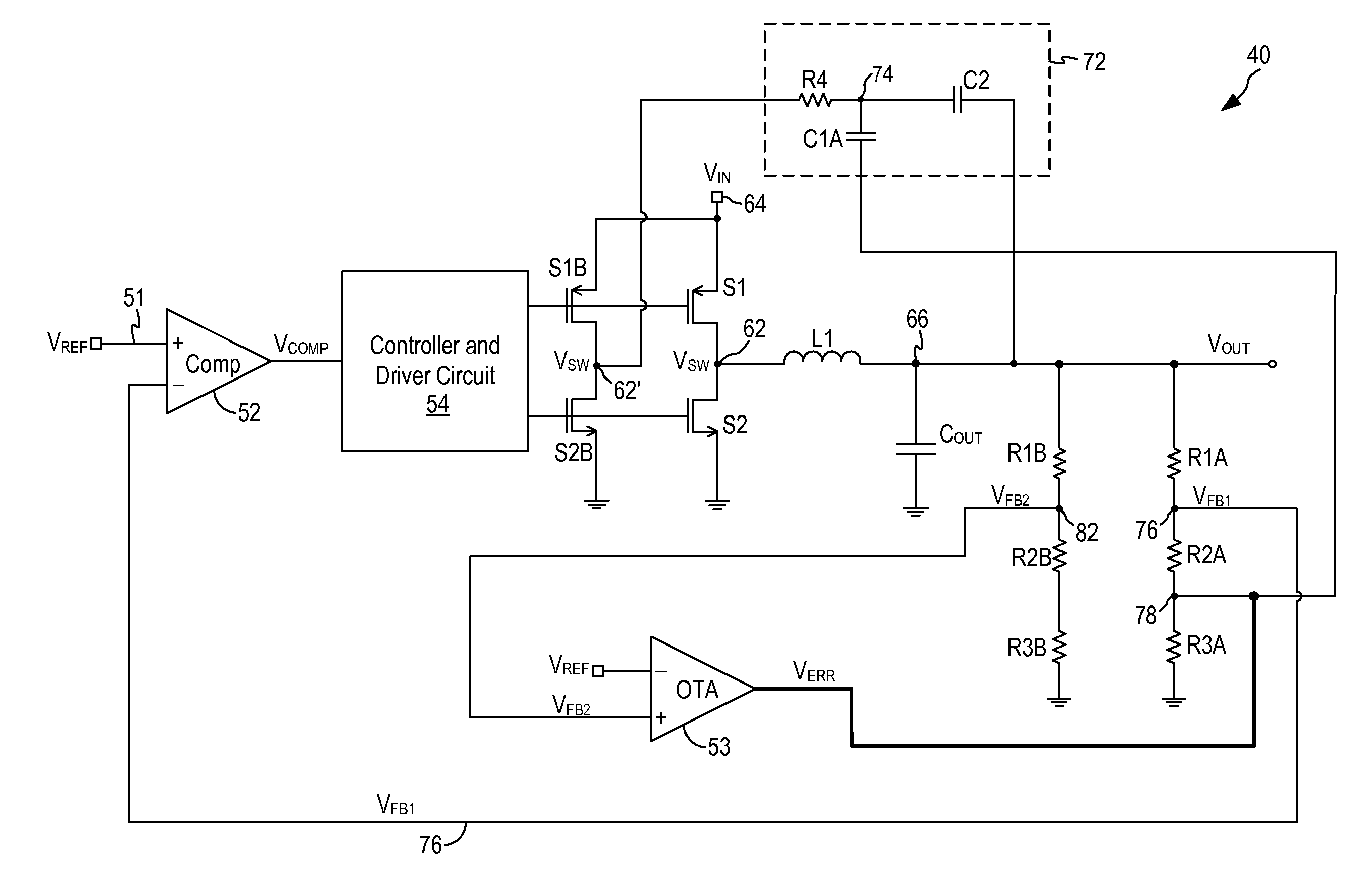 Buck dc-dc converter with improved accuracy