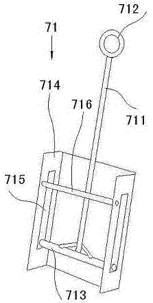 Stacking and transporting device for integral type side wall of car
