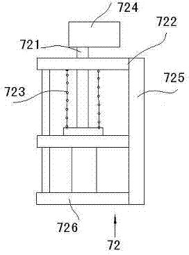 Stacking and transporting device for integral type side wall of car
