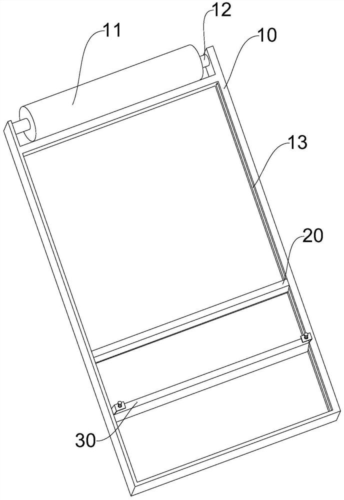 Automatic glass film pasting device