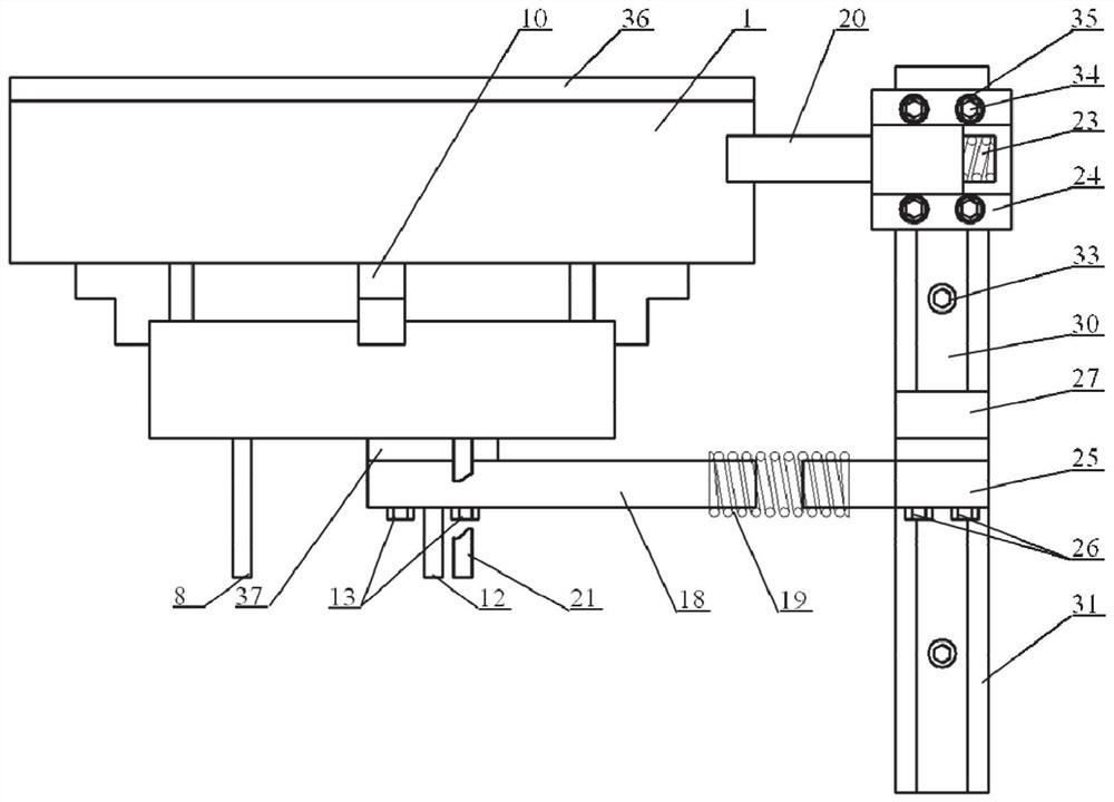 High-stability inner cavity electrolytic grinding machining device and method