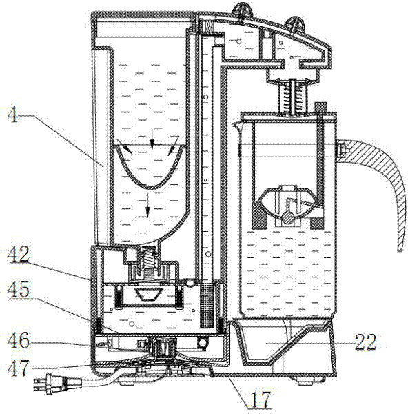 Instant heating type tea making machine