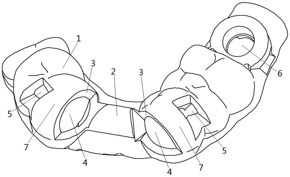 Construction method and production method of preparatory guide plate and removable partial denture bracket model