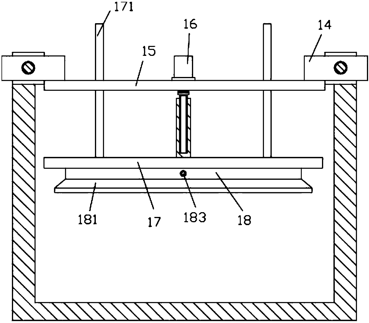 Oil removal mechanism for swage filter tank