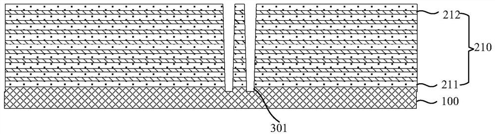 Storage structure and preparation method thereof