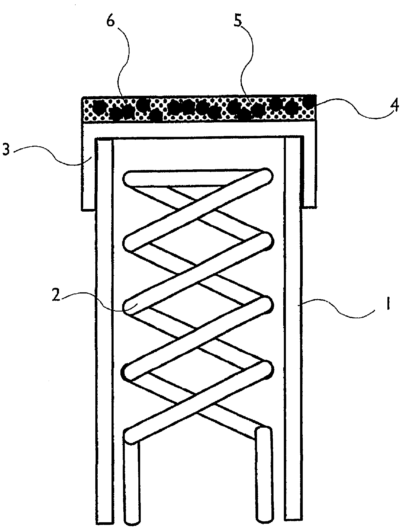 Cathode ray tube comprising cathode of composite material