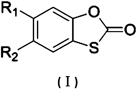 Application of 1,3-benzoxazolethiol-2-one compounds in preparing monoamine oxidase inhibitor