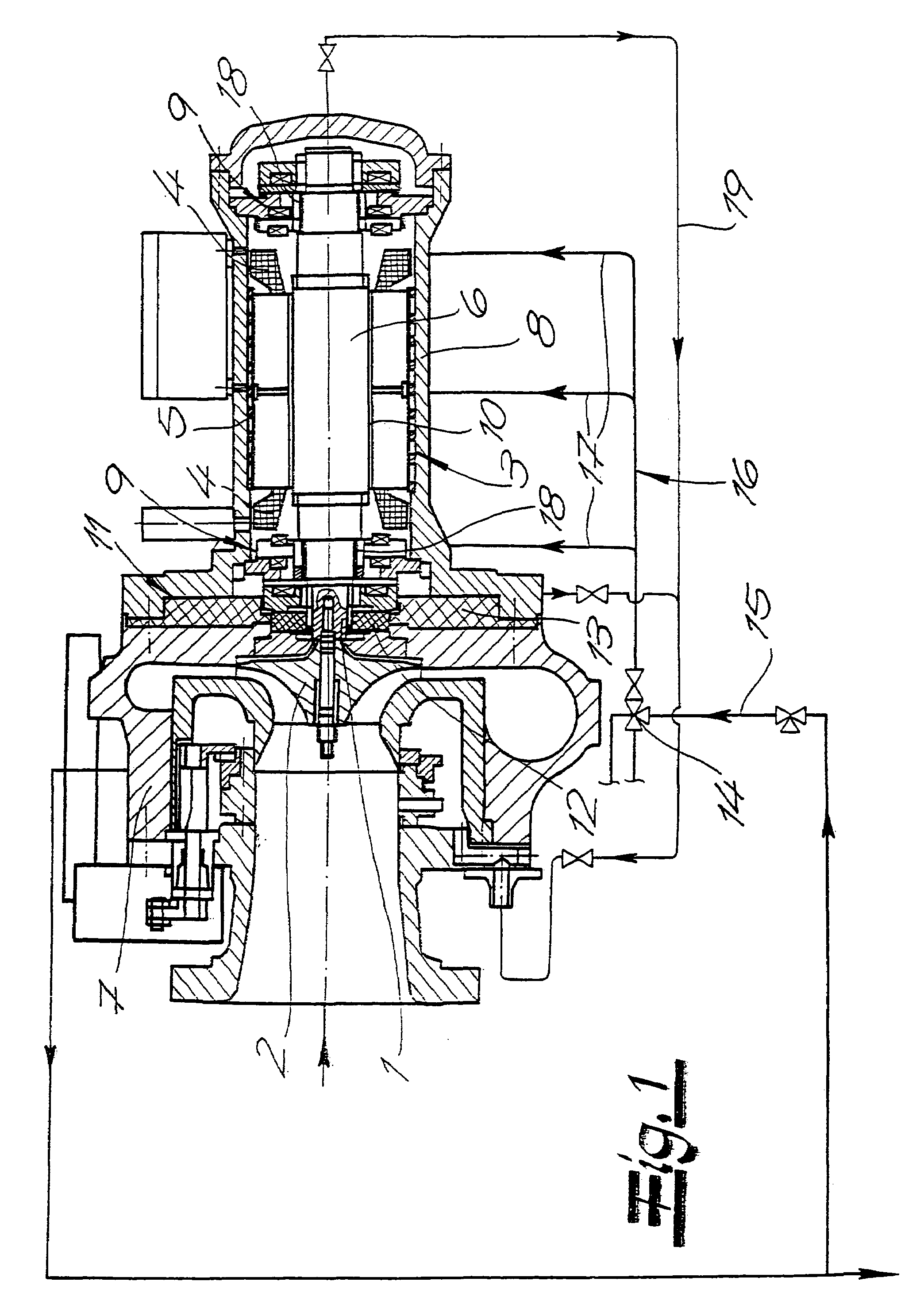 Turbomachine for low-temperature applications