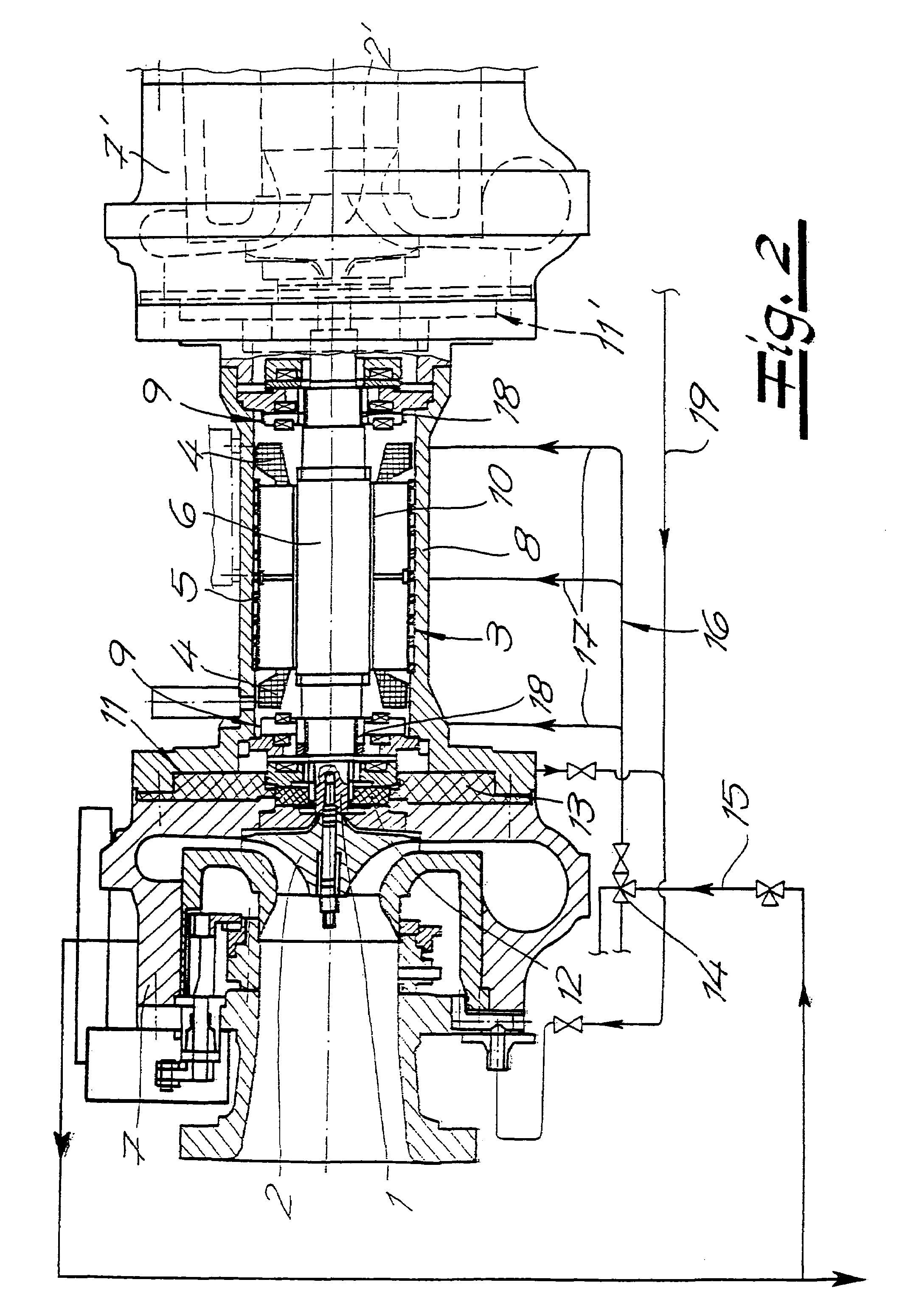 Turbomachine for low-temperature applications