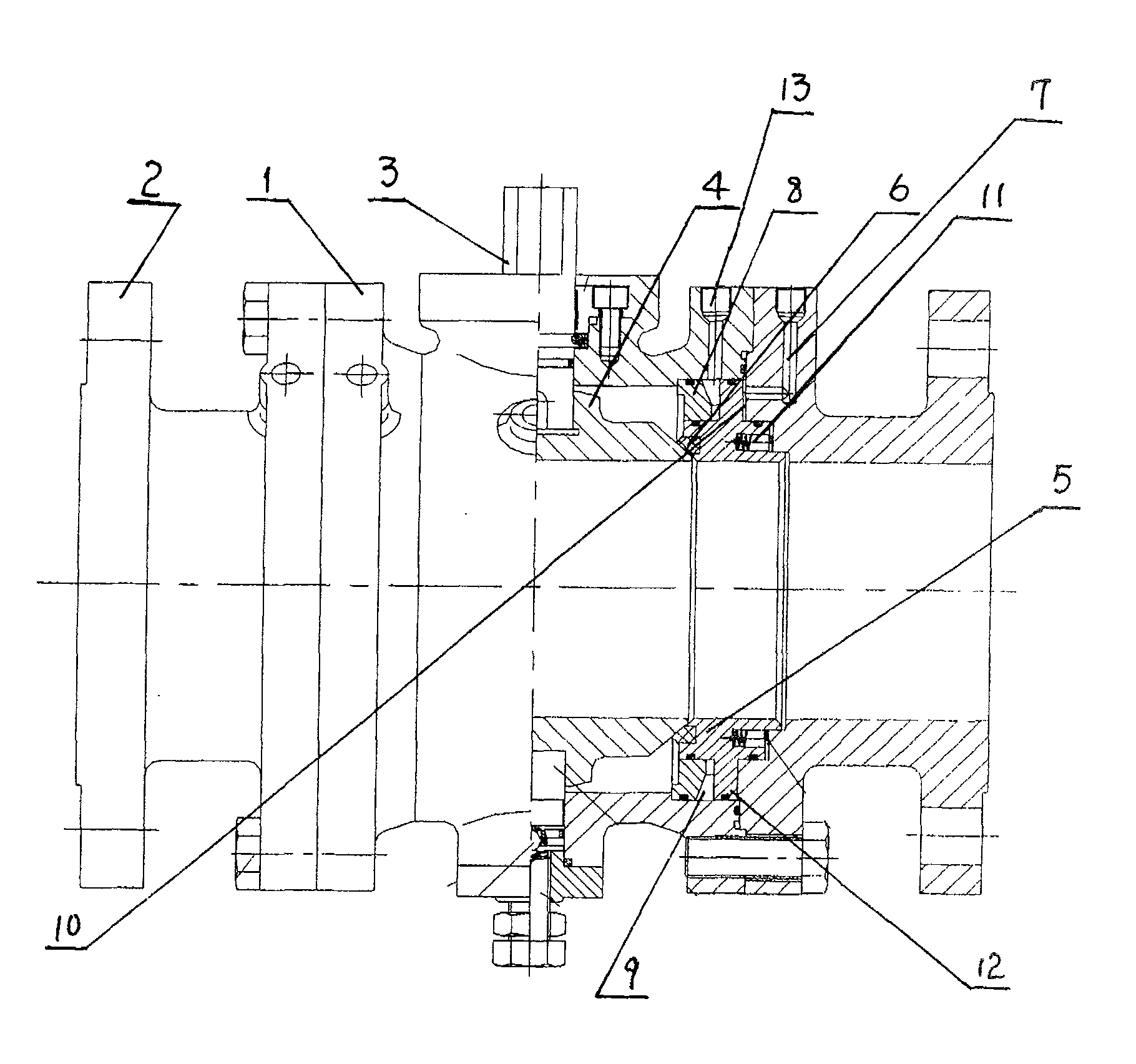 On-off seat globe valve