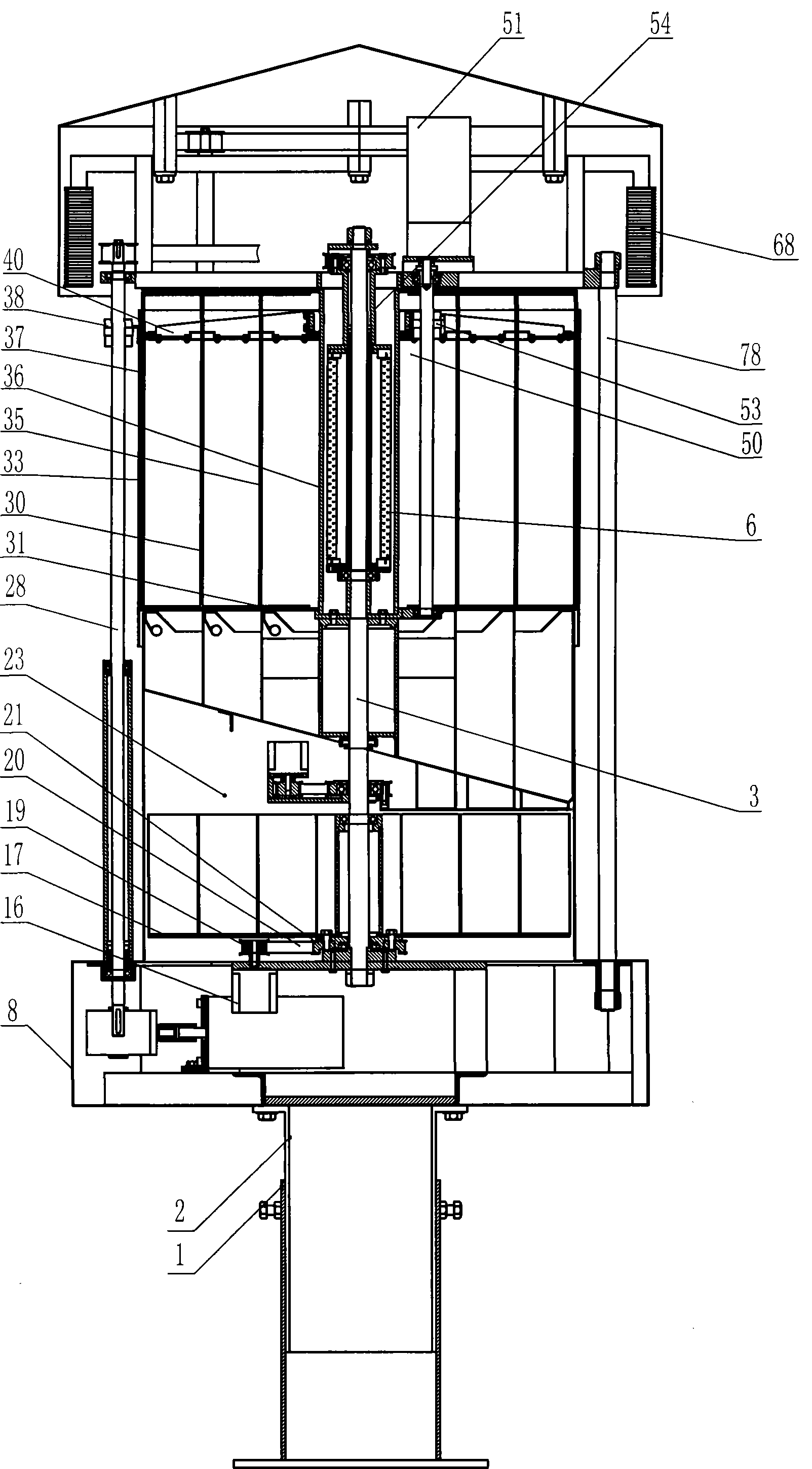 Fence type full automatic sealing system for separating and expelling insects