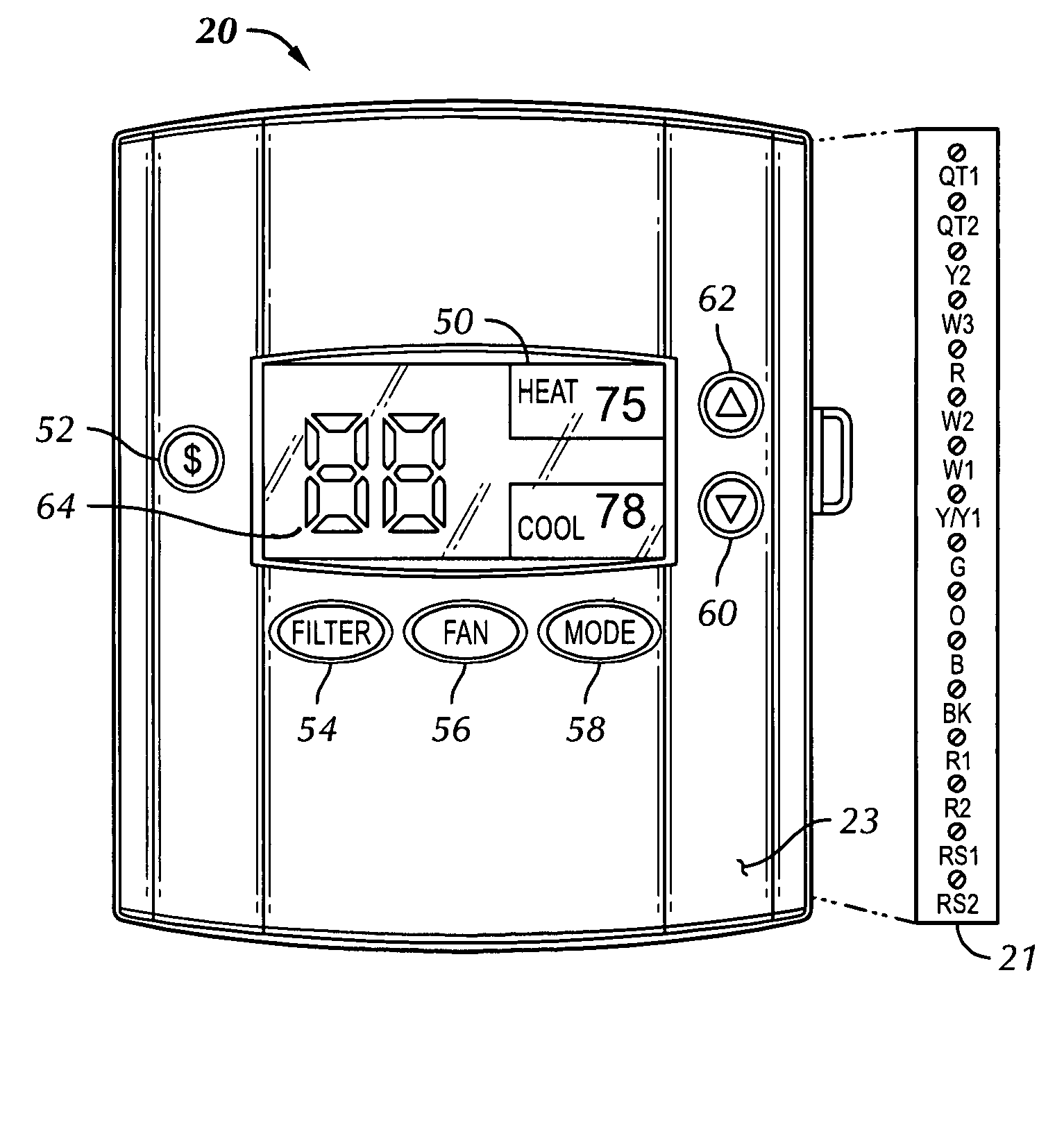 Temperature compensation method for thermostats