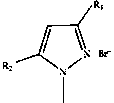 A kind of protonated pyrazole ionic liquid and the method of using it to catalyze the synthesis of cyclic carbonate