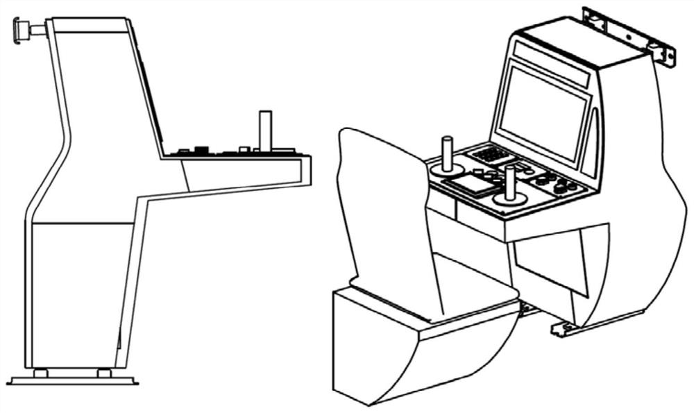 Underwater navigation console with highly integrated information and navigation control method