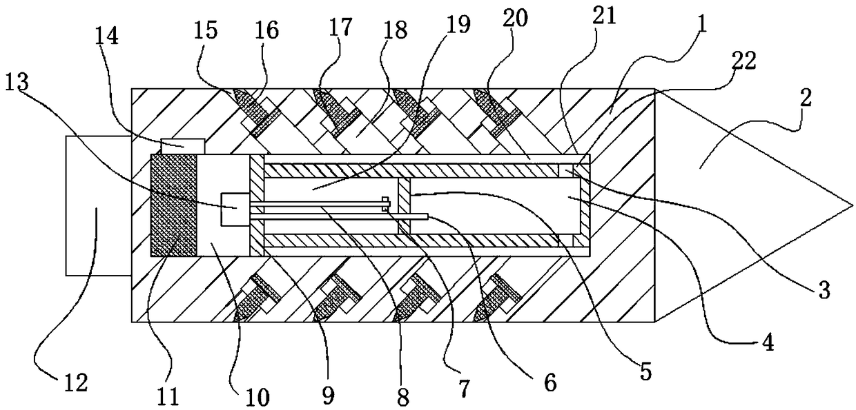 Soil extrusion expansion anchor rod structure