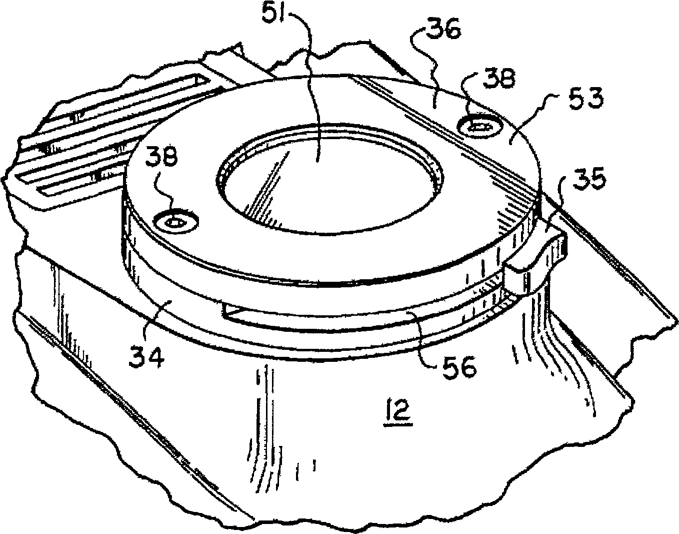 Magnetic optical element holder and microscope assembly including same