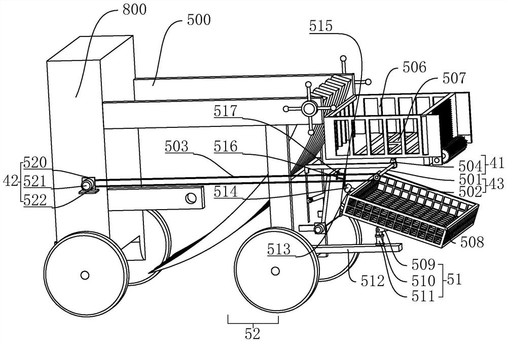 A device for removing stones from farmland