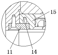 Vertical roll bearing device