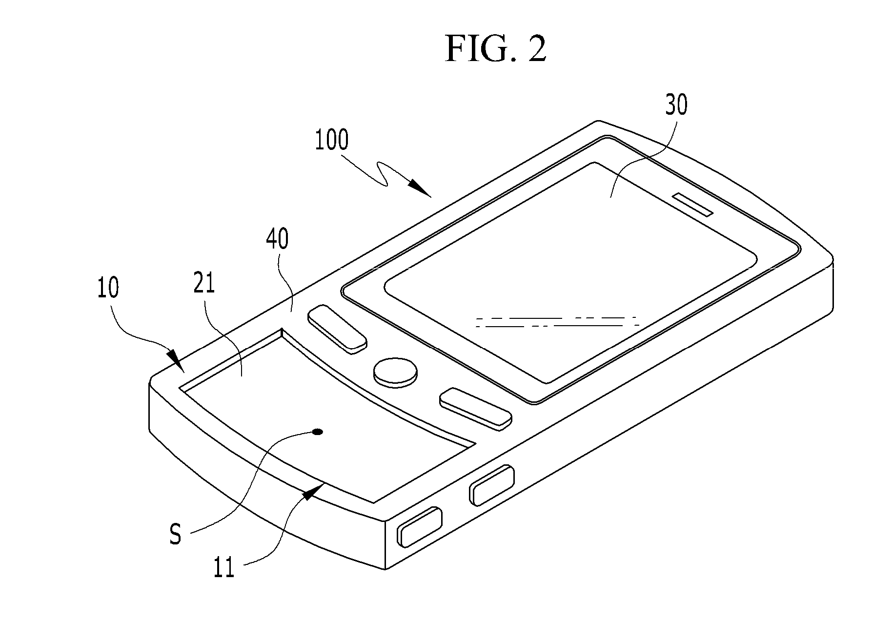 Inputting method by predicting a word and electronic device for practicing the method