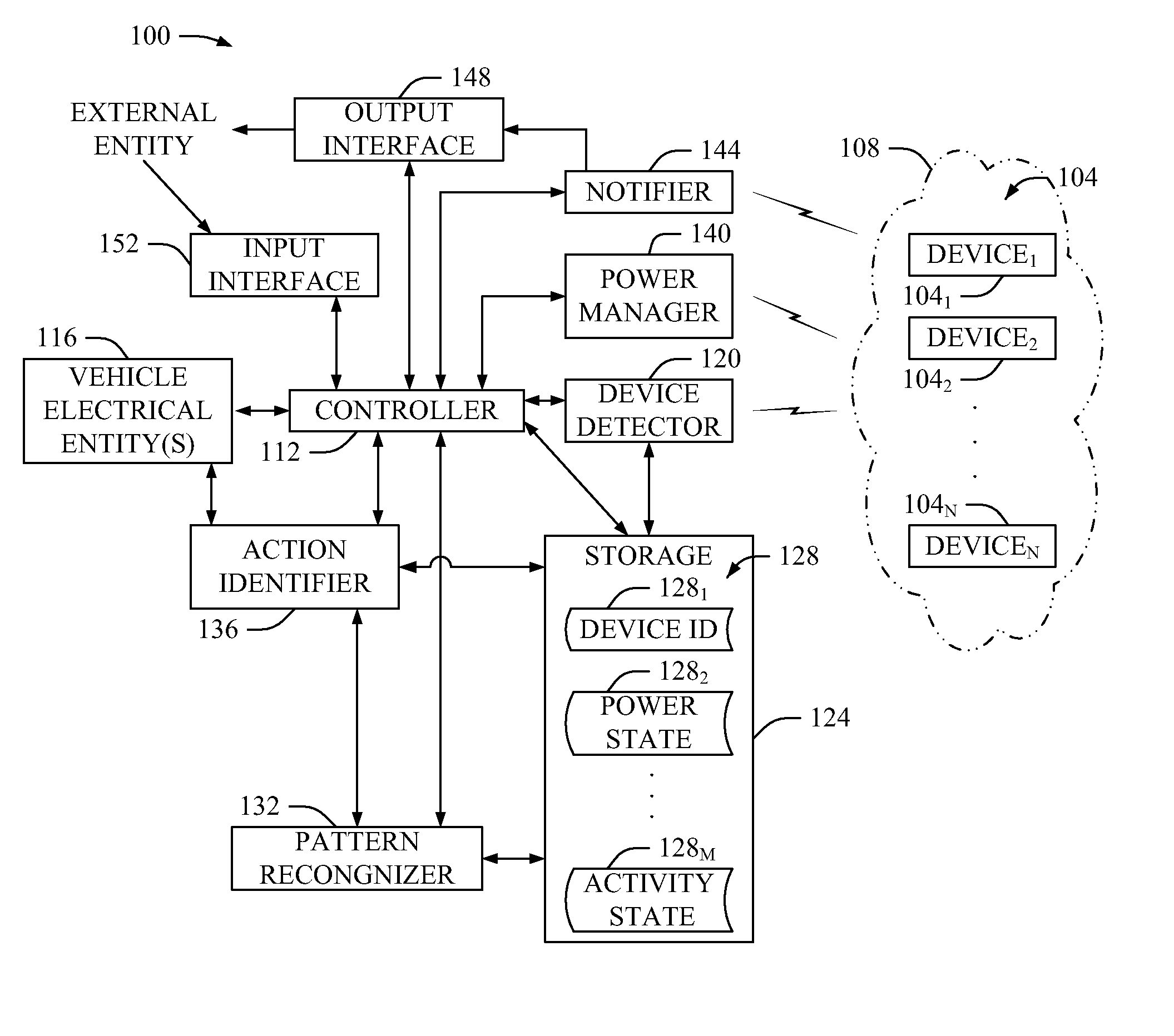 Managing electrical device power state