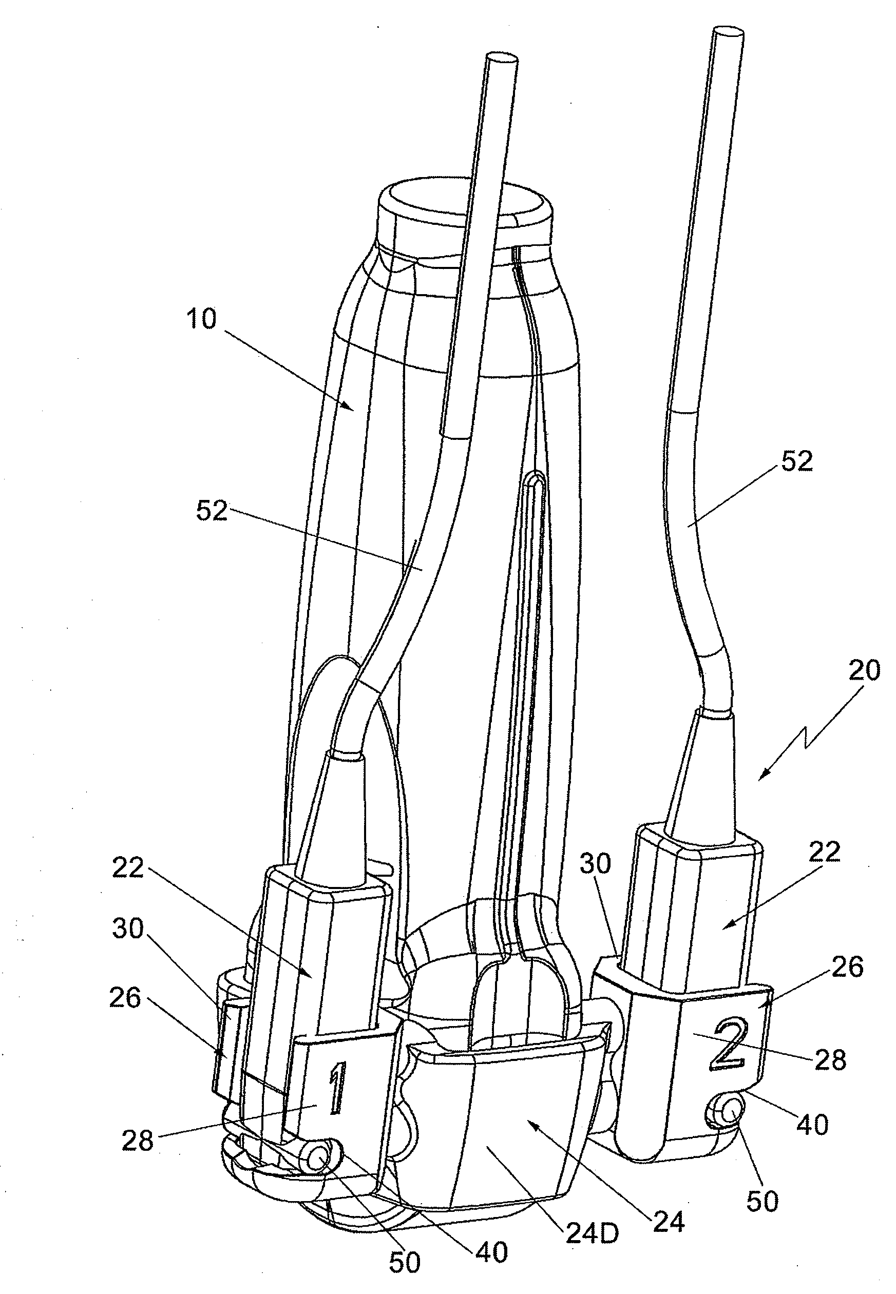 Bracket for mounting at least one position detecting sensor on an ultrasonic probe
