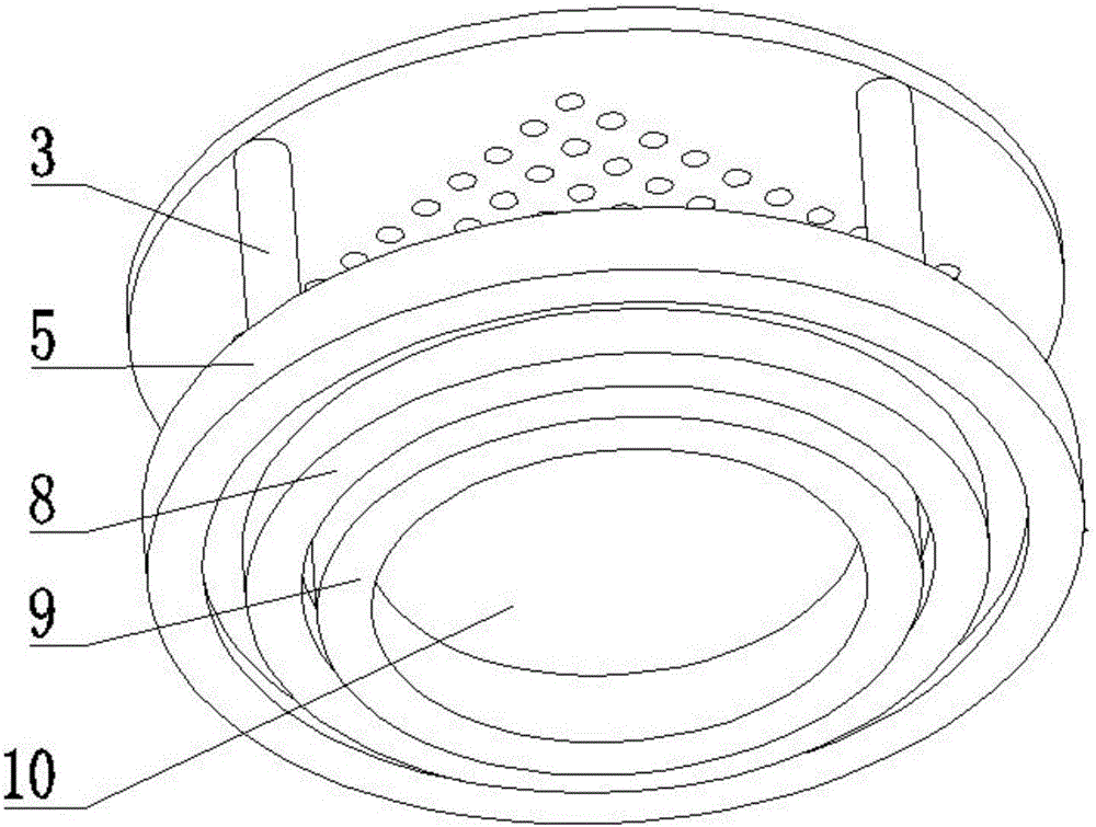 Detachable hosiery printing device