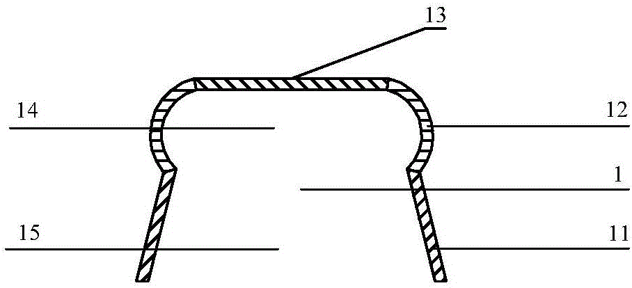 Buckle insertion connector and application thereof