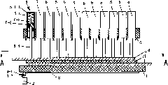 Electromagnetic wave welding method and device for solar cells