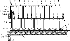 Electromagnetic wave welding method and device for solar cells