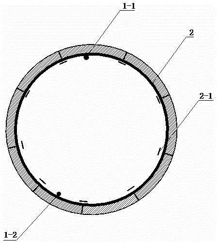 Tunnel structure monitoring system and tunnel structure monitoring method based on distributed long-gauge fiber bragg grating