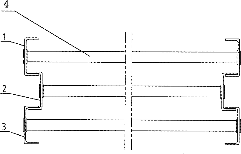 Three-linkage lifting ladder