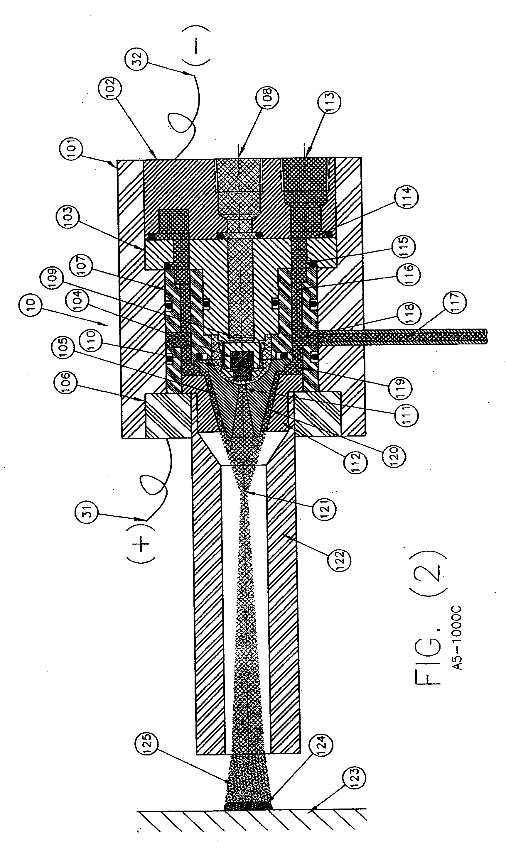 Plasma spray method and apparatus for applying a coating utilizing particle kinetics