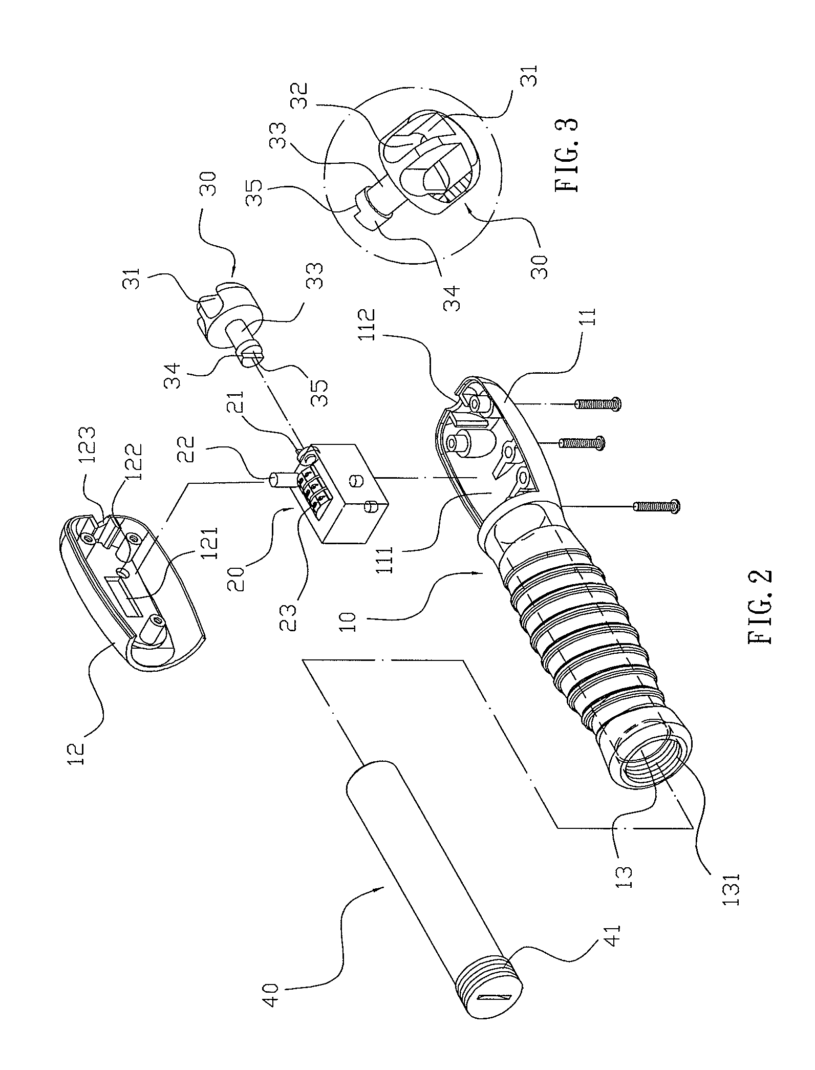 Jump rope grip assembly having adjustable weight and number counting function
