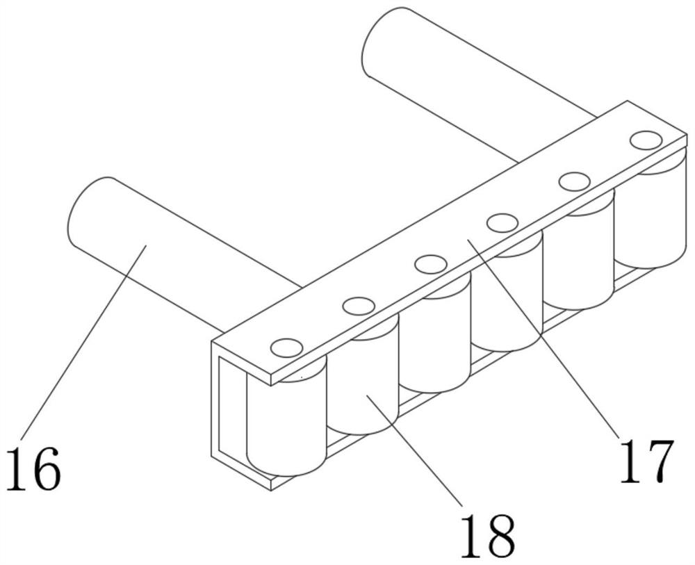 Traction rod bending treatment device for medical instruments