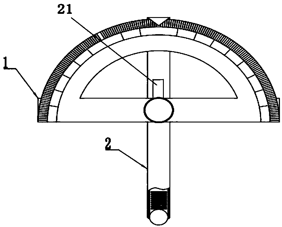 Special cylinder oblique oil hole angle detecting tool